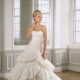 Voordelige strapless bruidsjurk taft zijde