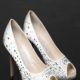 Bruidsschoenen open teen Swaroski