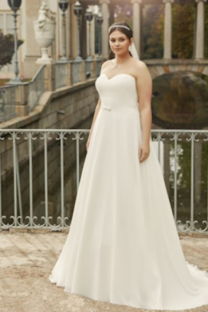 Bruidsjurk Plussize strapless
